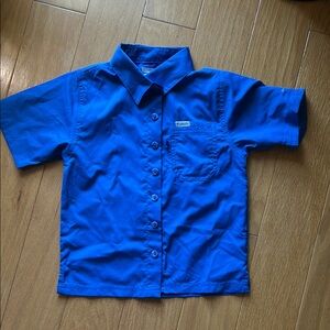 Columbia Kids' Bright Blue Button Down Shirt